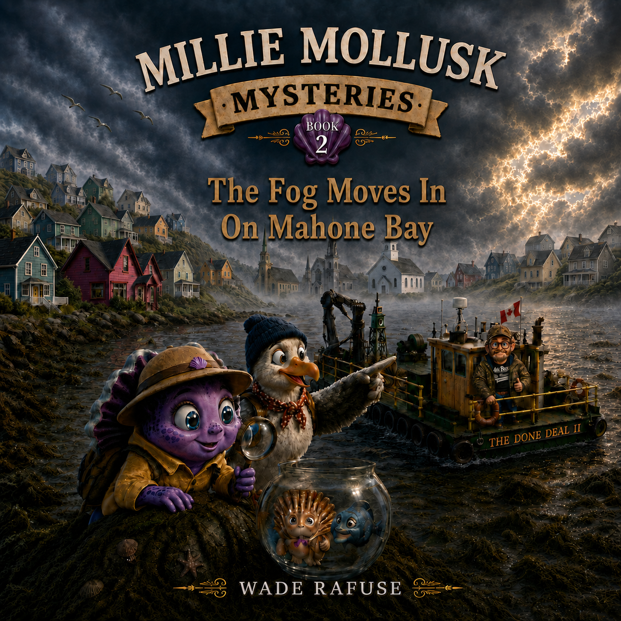 Cover of Book 2, The Fog Moves In on Mahone Bay