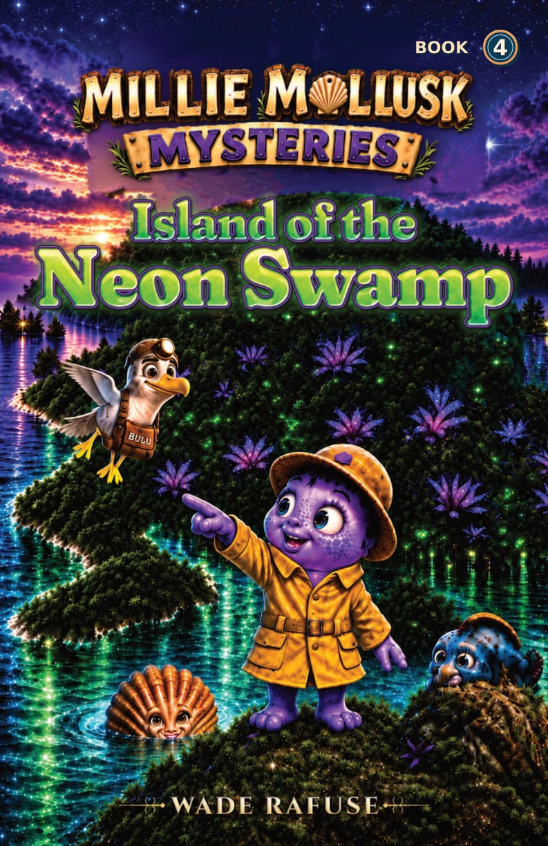 Cover of Book 4, Island of the Neon Swamp