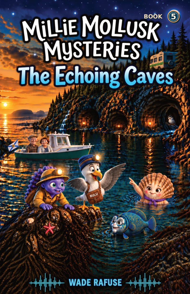 Cover of Book 5, The Echoing Caves